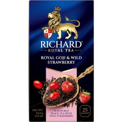   Richard Royal Goji &Vadeper, ízesített fekete tea, filteres