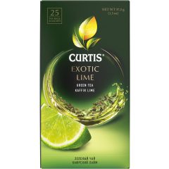 Curtis Egzotikus Lime, ízesített zöld tea, 25 filter