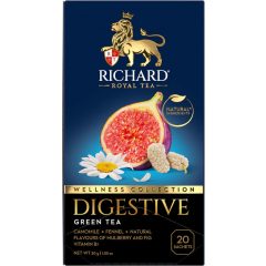   Richard Royal Wellness Collection Digestive ízesített zöld tea, 20 filter