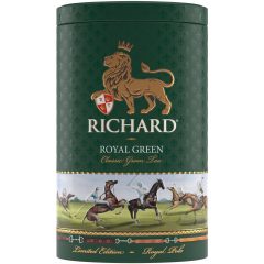   Richard Royal Zöld zöld tea, szálas, 80g, Lovaspolo-fémdoboz