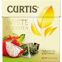   Curtis Fehér Bountea, ízesített tea piramis-filterben, 20x1,7gr