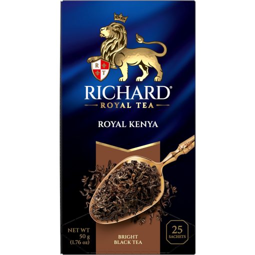 Richard Royal Kenya fekete tea, filteres, 25x2g