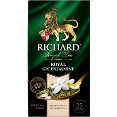   Richard Royal Zöld Jázmin Ízesített zöld tea, filteres, 25x2g