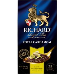   Richard Royal Kardamom fekete, ízesített, filteres tea, 25x2g