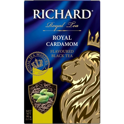 Richard Royal Kardamom fekete, ízesített, szálas tea, 90g