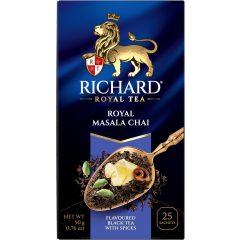   Richard Royal Masala Chai ízesített, fekete tea, filteres, 25x2g