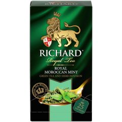   Richard Royal Marokkói Menta ízesített zöld tea, filteres, 25x2g