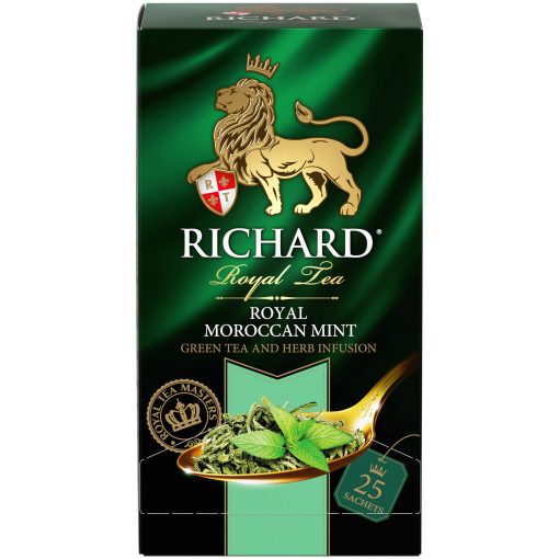 Richard Royal Marokkói Menta ízesített zöld tea, filteres, 25x2g