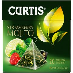   Curtis Eper Mojito, ízesített zöld tea piramis-filterben, 18x1,7gr