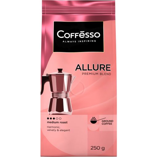 Caffesso ALLURE pörkölt, őrölt kávé 250g