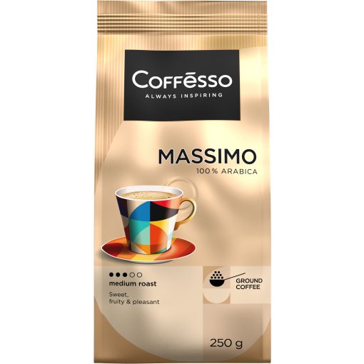 Caffesso MASSIMO pörkölt, őrölt kávé 250g