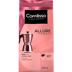 Caffesso ALLURE pörkölt, szemes kávé 250g