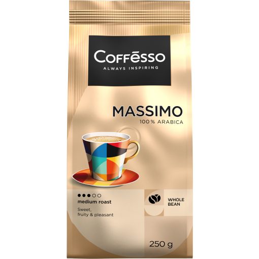 CAffesso MASSIMO pörkölt, szemes kávé 250g