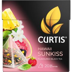   Curtis HAWAII SUNKISS ízesített fekete tea piramis filterben 34g