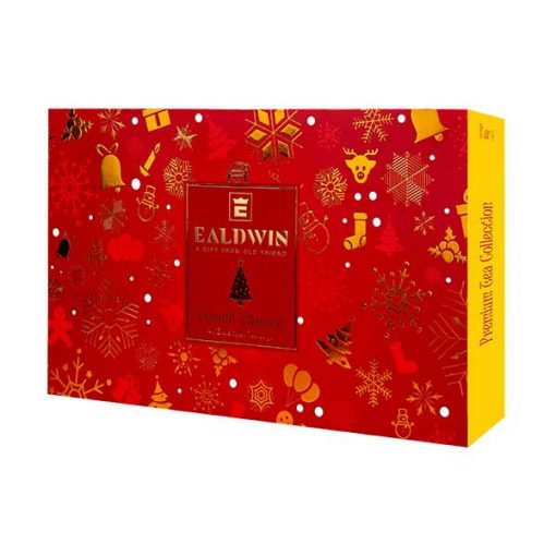 Ealdwin Filteres Teaválogatás Karácsonyi Ajándékdobozban Majestic Red Collection (40 Tea Bags)