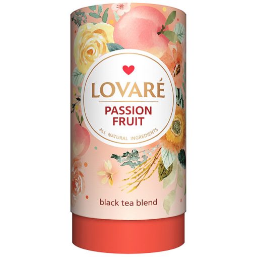 Lovaré Szálas Ízesített Prémium Tea , Passion Fruit (Zöld tea) 80g+ 15 teafilter tasak