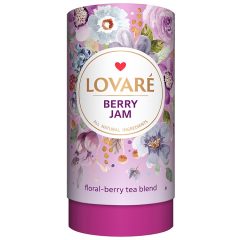   Lovaré Szálas Ízesített Prémium Tea , Berry Jam (Herba tea) 80g + 15 teafilter tasak