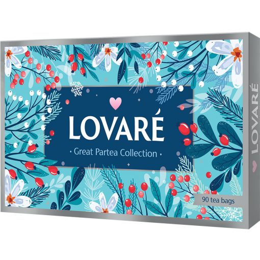 Lovaré Filteres Tea Válogatás, Winter Great Partea Collection, 90 filteres - 18 íz