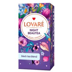   Lovaré Prémium Ízesített Tea Filteres, Night Beautea (Black tea) 24 filter